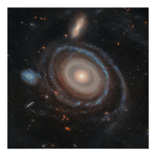 Póster Galáxia Bullseye do Telescópio Espacial Hubble