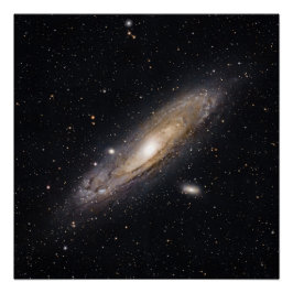 Póster Galáxia de Andrômeda | Fotografia Espacial