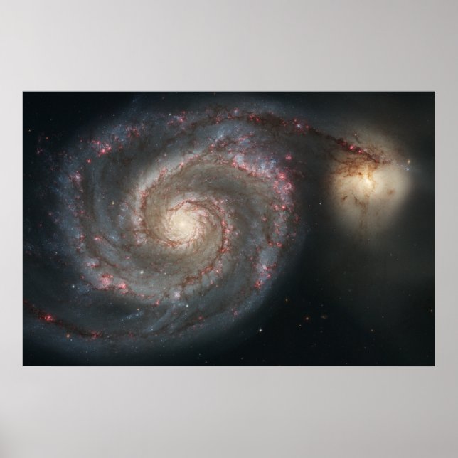 Poster Galáxia de redemoinho (Espaço) (Universo) (Messier (Frente)