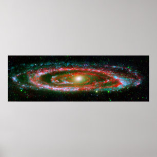 Póster Galáxia do Andromeda - poster/impressão do espa