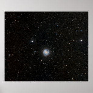 Póster Galáxia do PinWheel Sul