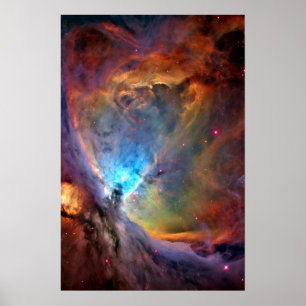 Poster Galáxia Espacial Orion Nebula de baixo contraste