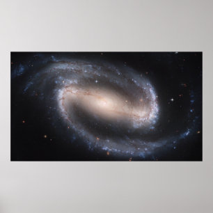 Póster Galáxia Espiral Barred NGC 1300
