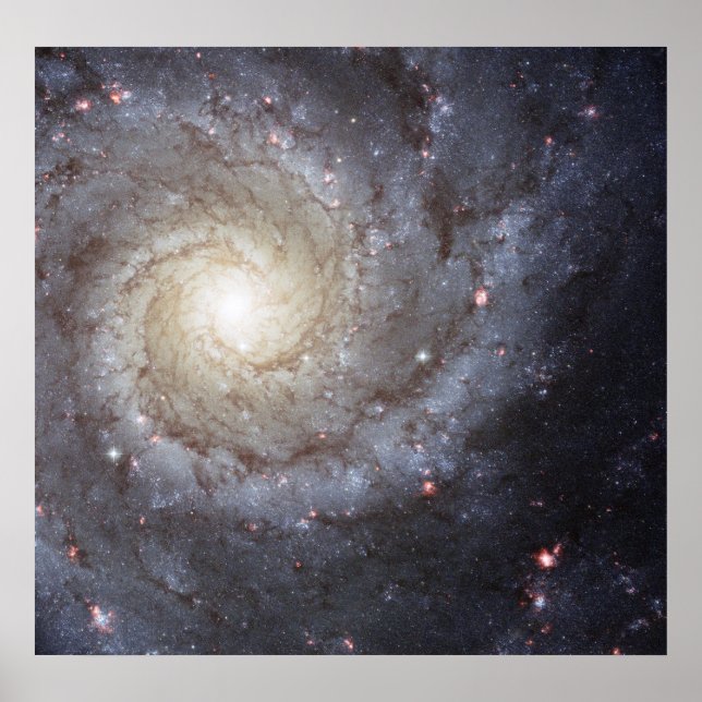 Póster Galáxia Espiral M74 (Frente)