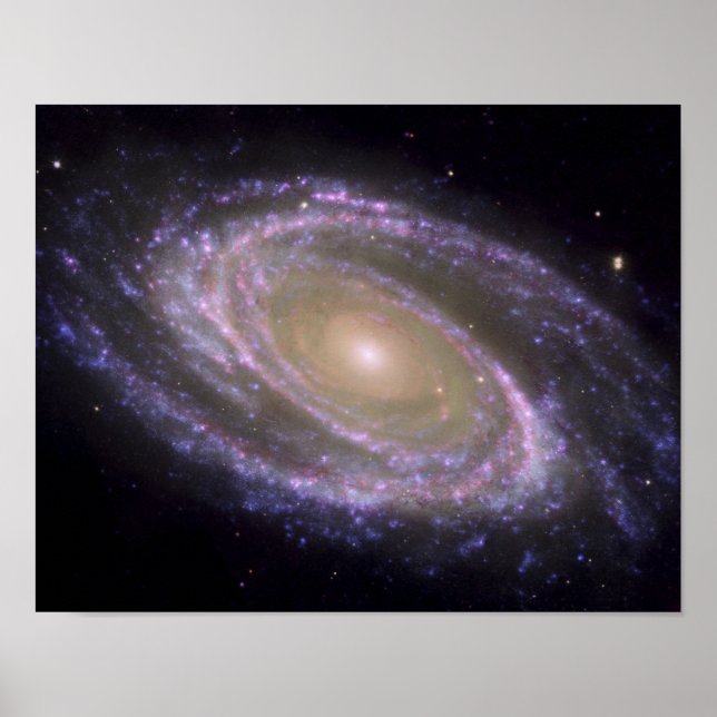 Póster Galáxia espiral Messier 81 (Frente)