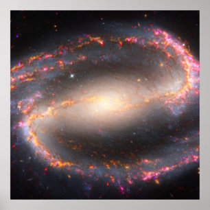 Poster Galáxia Espiral Ngc 1300.