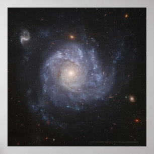 Poster Galáxia espiral NGC 1309 12x12 (11x11)
