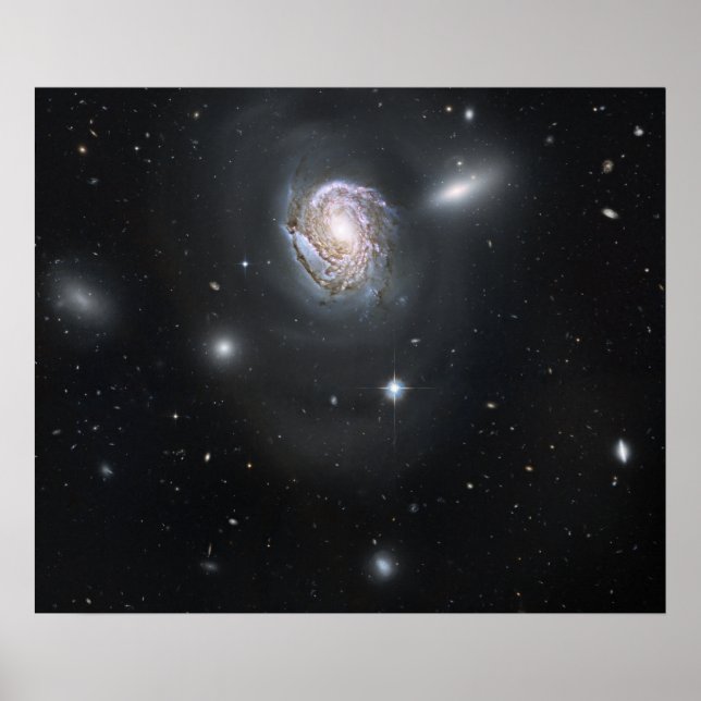 Póster Galáxia espiral NGC 4911 (Frente)