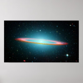 Poster Galáxia espiral sombrero NGC 4594