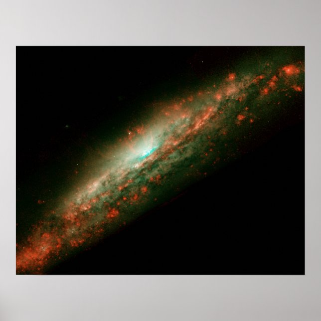PÓSTER GALÁXIA NGC 3079 (Frente)