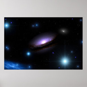 Póster Galáxia NGC 4526