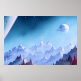 Poster Galáxia, Universo, Estrelas, Espaço Exterior