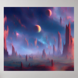 Poster Galáxia, Universo, Estrelas, Espaço Exterior