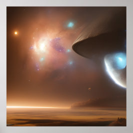 Poster Galáxia, Universo, Estrelas, Espaço Exterior