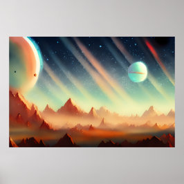 Poster Galáxia, Universo, Estrelas, Espaço Exterior