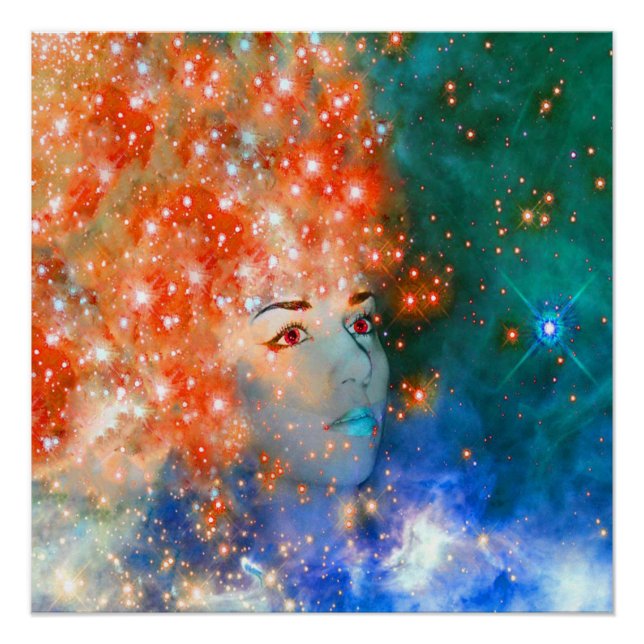 Póster Galáxia Vermelha (Frente)