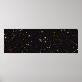 Poster Galáxias de Comprimento Múltiplo Panorama | Hubble