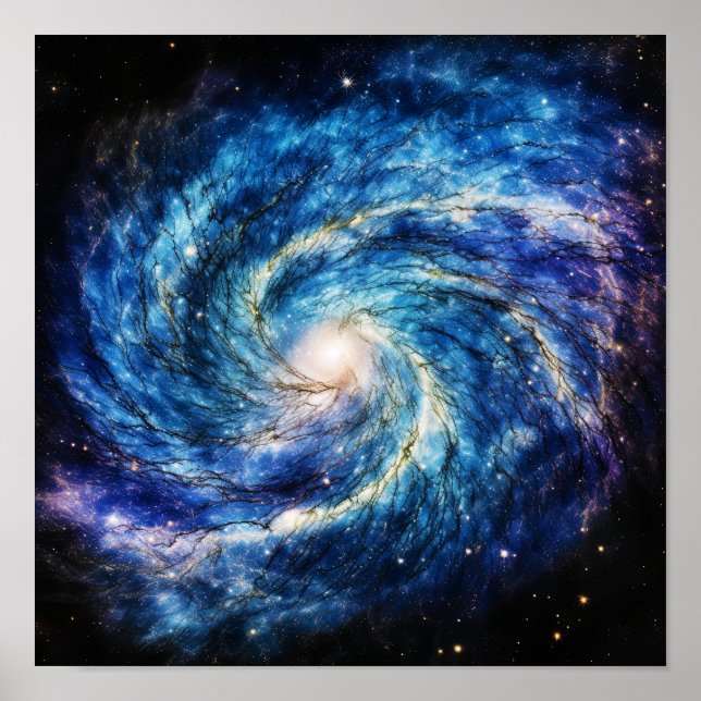 Poster Galáxias Sussurrantes (Frente)