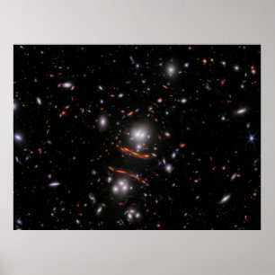 Poster Galaxy Cluster PLCK G165.7 (Imagem NIRCam)