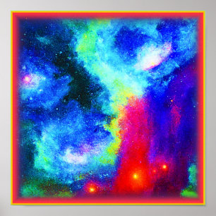 Poster Galaxy Nebula Design. Comprar Agora