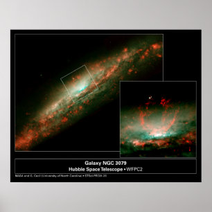Poster GalaxyNGC3079-2001-28a