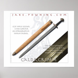 Póster Galdrgrimm por Jake Powning