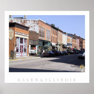 Póster Galena, IL
