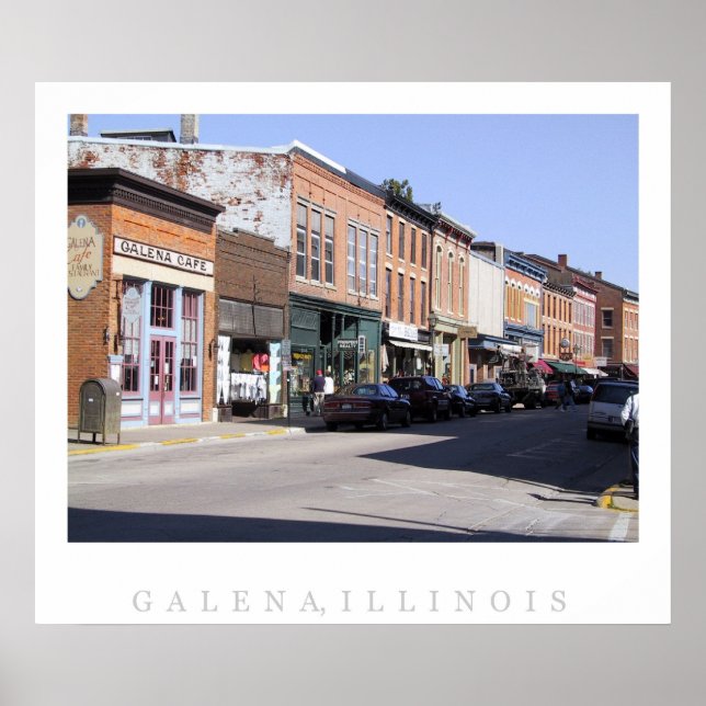 Póster Galena, IL (Frente)