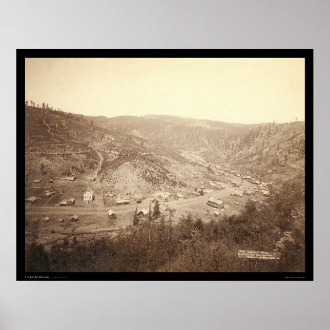 Poster Galena South Dakota 1890 (Frente)