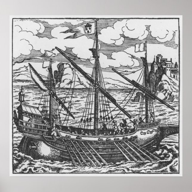 Poster galeota francesa (Frente)