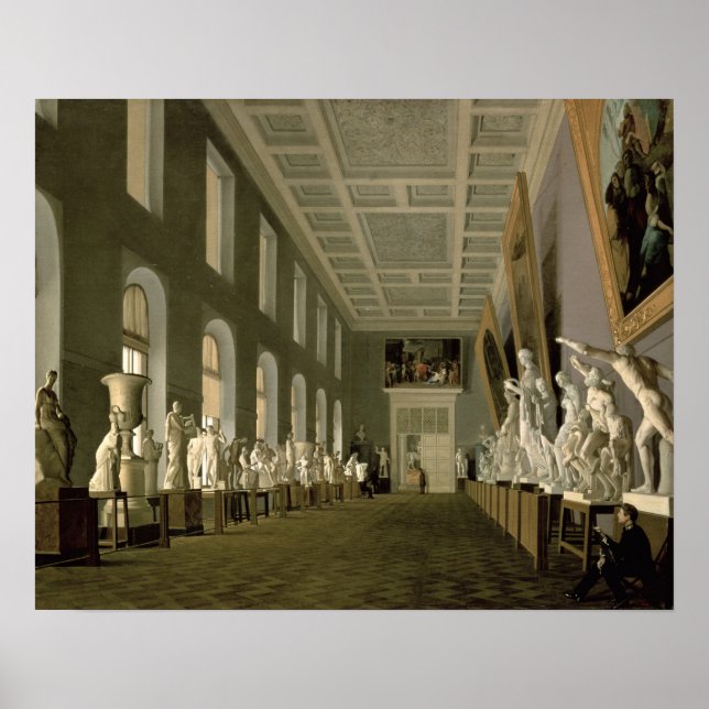 Póster Galeria de Antiguidades da Academia de Belas (Frente)