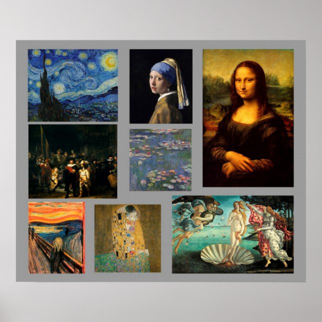 Póster Galeria de Arte de Masterworks (Frente)