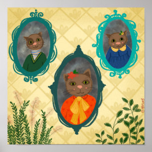 Poster Galeria de Retratos do Sr. Cat