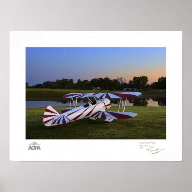 Póster Galeria Pond de Stearman (Frente)