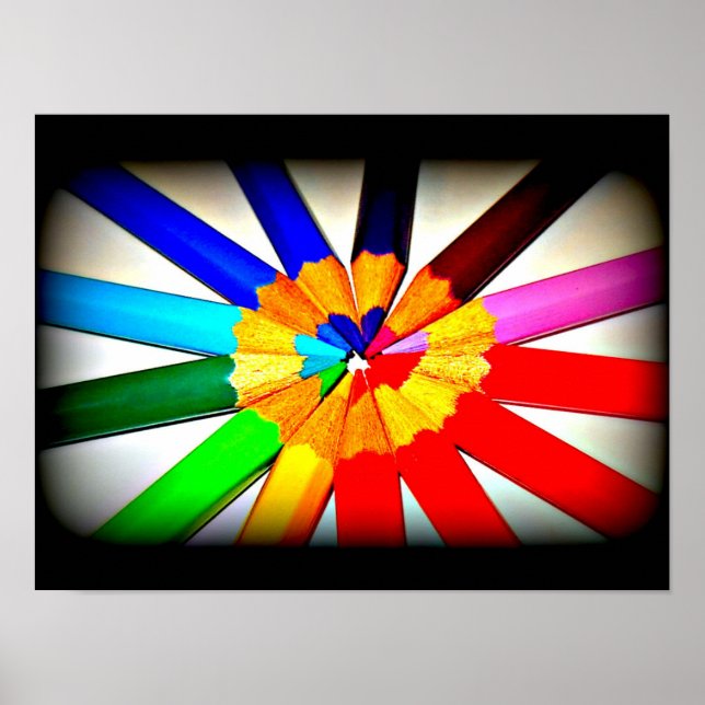 Poster Galeria poster-Abstrato-Arco-Íris 6 (Frente)