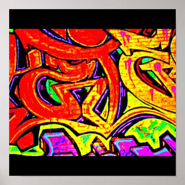 Póster Galeria poster-Abstrato/Grafite Diversos 4 (Frente)