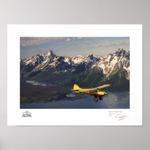 Póster Galeria ronca da excursão de Tetons