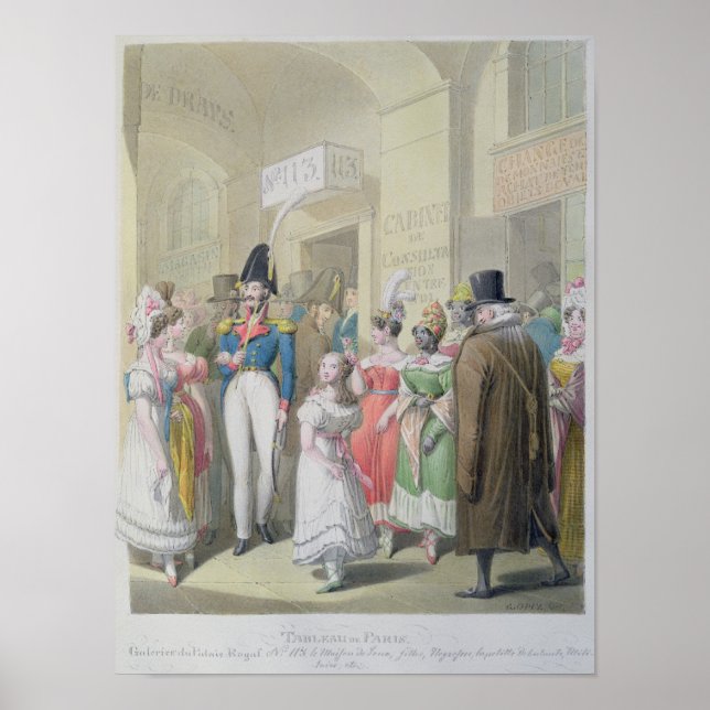 Poster Galerias du Palais-Royal, de "Tableau de (Frente)