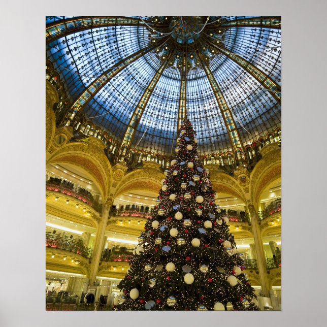 Poster Galeries La Fayette no Natal, Paris, França (Frente)