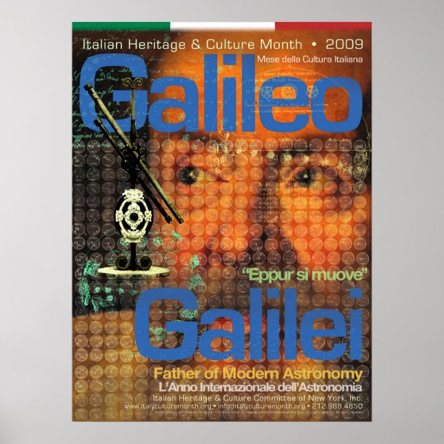 Poster Galileo Galilei (Frente)