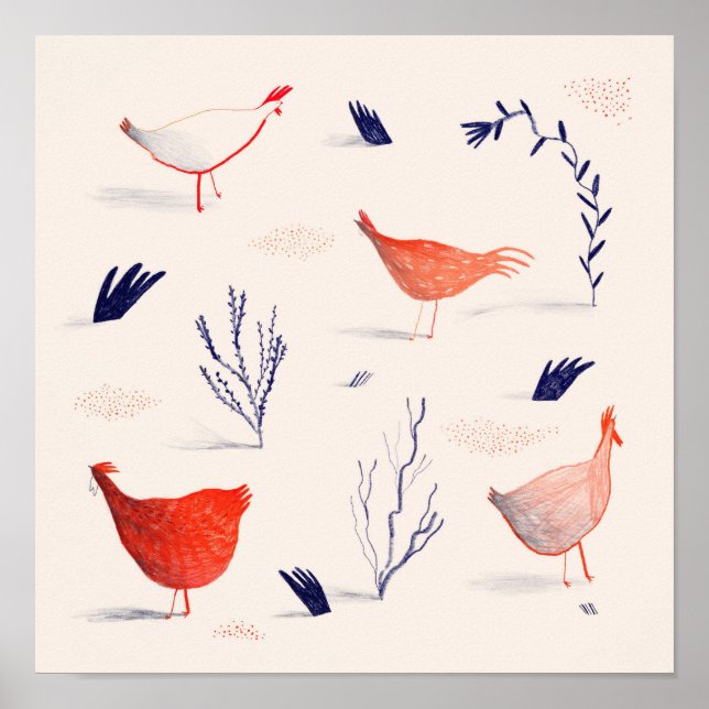 Poster Galinha (Frente)