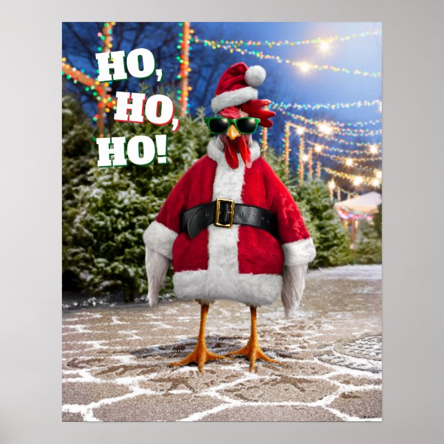 Poster Galinha do Papai Noel (Frente)