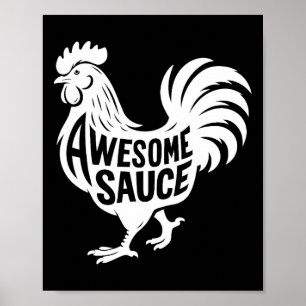 Poster Galinha Frango Molho Incrível