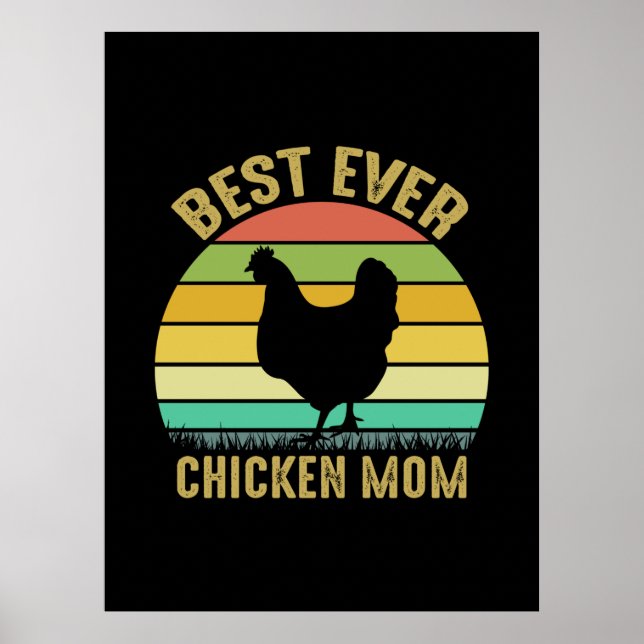 Poster Galinha Lover | Melhor Mãe De Frango (Frente)