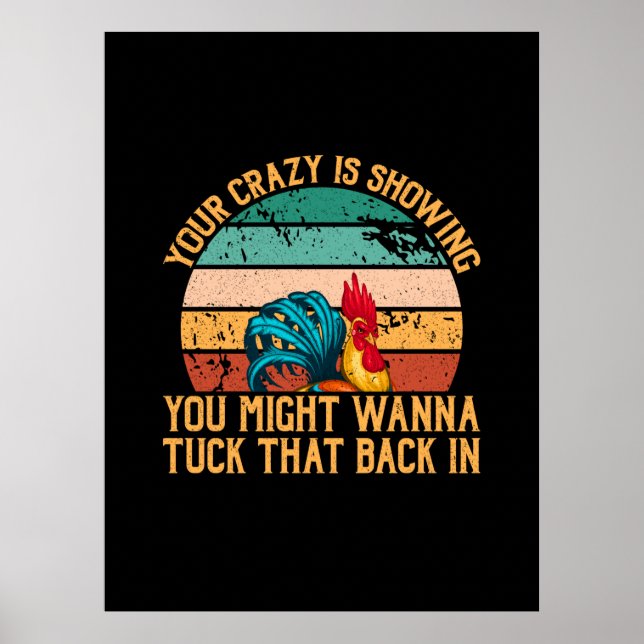 Poster Galinha Lover | Você Pode Querer Tuck (Frente)