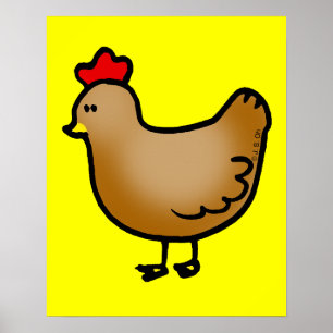 Poster Galinha pequena