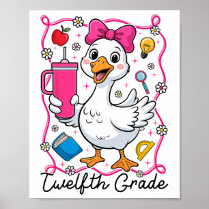Poster Galinha Tonta Coquete Menina do 12º Ano 1º Dia O