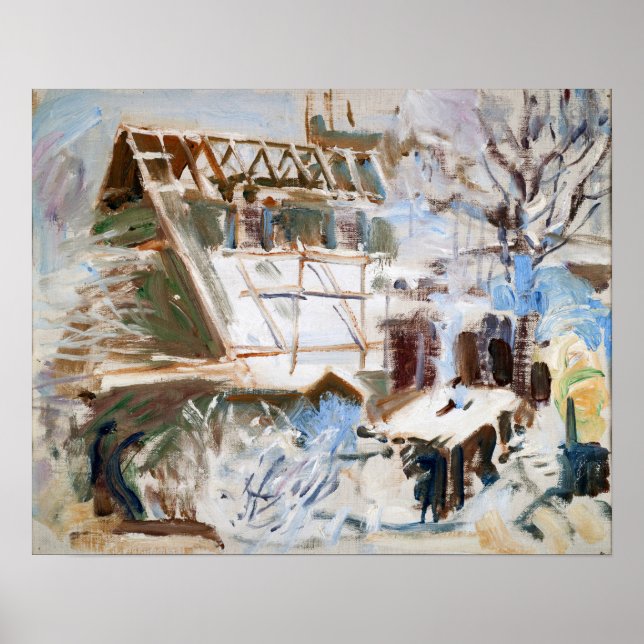 Poster Gallen-Kallela - Atteller de Tarvusta (Frente)