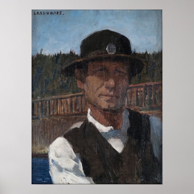Poster Gallen-Kallela - Descida (Frente)