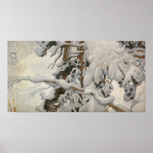 Poster Gallen-Kallela - Estudo De Inverno Para O Juselius